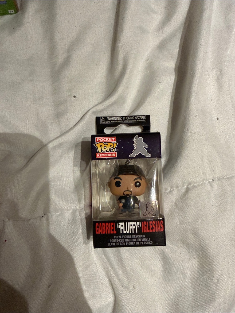Keychain Vinyl Figure - Fluffy Iglesias (Black)